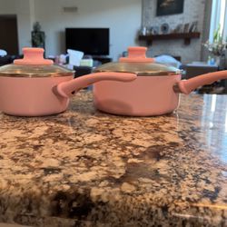 Kitchen Pink Pan Set