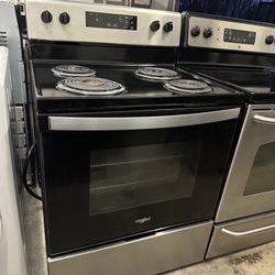 Whirlpool Stainless Coil Top Range 