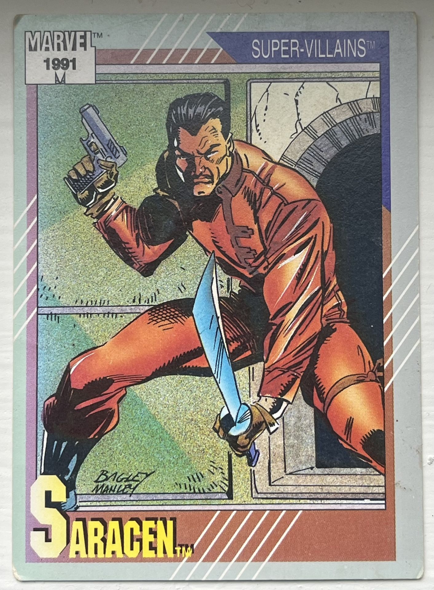 Saracen Supervillians Trading Card 1991