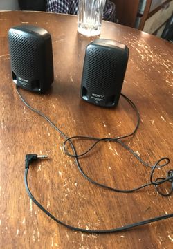 Mini speakers.