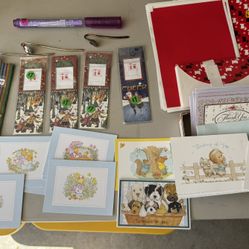 Bookmarks, Stationary w/Matching Env,Empty Cards, “New York” Pen(See Descrip for Details)