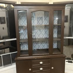 Dark Wood Hutch 