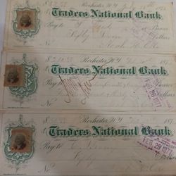 Old Bank Checks 