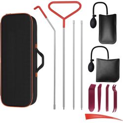 Car Repair Lock Out Tool Kit Portable Automotive Tool Set 13 PCS with Carrying Bag for Cars & Trucks 