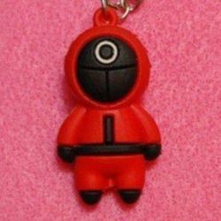 SQUID GAME SEASON 3 RETURNS JUNE 27!!! 2" CIRCLE MASK GUY Rubber Keychain BRAND NEW!!!😇 Please Read Description.