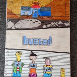 Ed Edd and Eddy Canvas Painting 