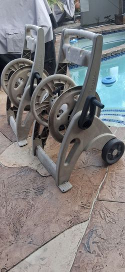 $25 Each / Both for $40 suncast hose storage reel dolly fold down portable yard lawn car boat wash
