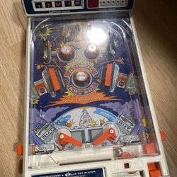 Vintage 70s Tomy Atomic Arcade Pinball Machine Portable Kids Toy