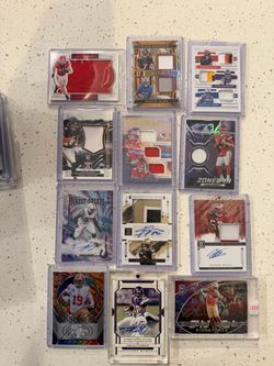 NFL Trading Card Lot – Autos, Patches, Rookies