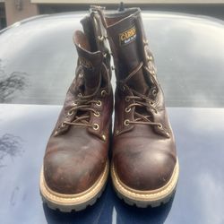 Brown Carolina Work Boots Size 7D Mens