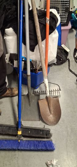 Lot of Garden and Cleaning Tools