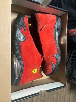Air Jordan 14 Retro Ferrari Red Suede