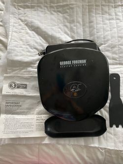 George Forman grill with instructions