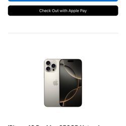 iPhone 16 Pro Max 256gb