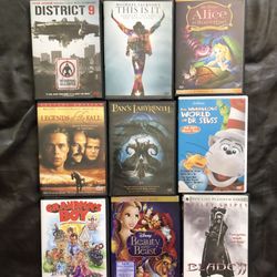 DVD’s for sale! $1 each if purchased in bulk! 