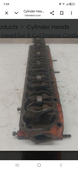 Chevy inline six 250 cylinder head