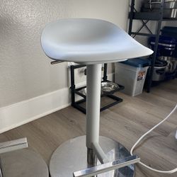 2 IKEA  Janinge Bar Stools Gray 