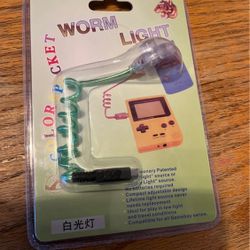 New Spiral Worm Light Works On Nintendo GameBoy Advance GBA & Game Boy Color 