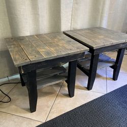 Hand Made End Tables 