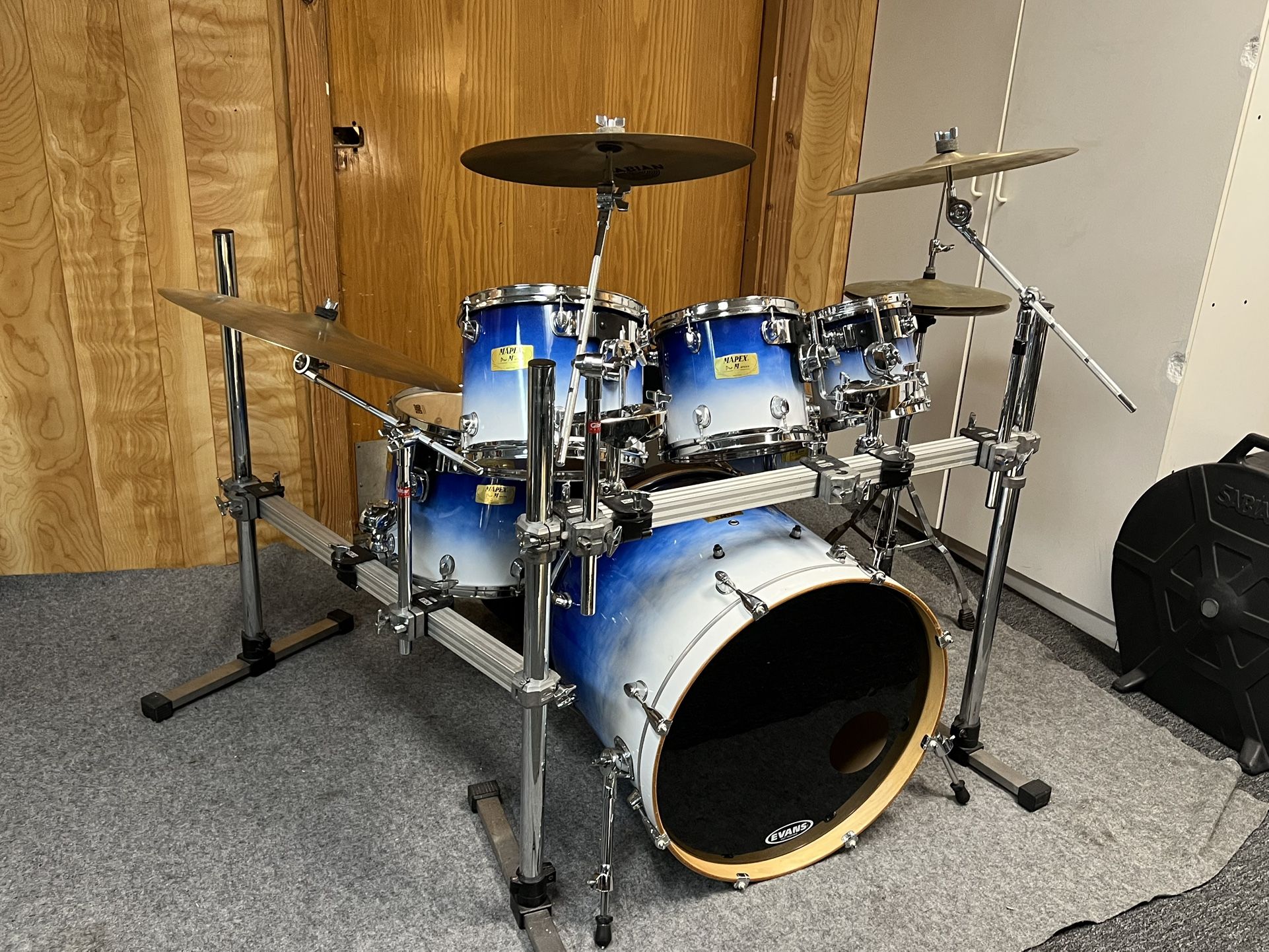 Drums, Cymbals,double Pedal, Rack