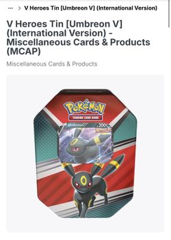 Pokemon Umbreon Tin
