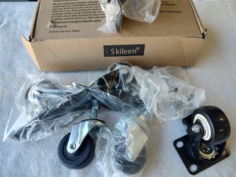 Four 4 Skileen Caster Wheels Set – Replacement Swivel Wheels