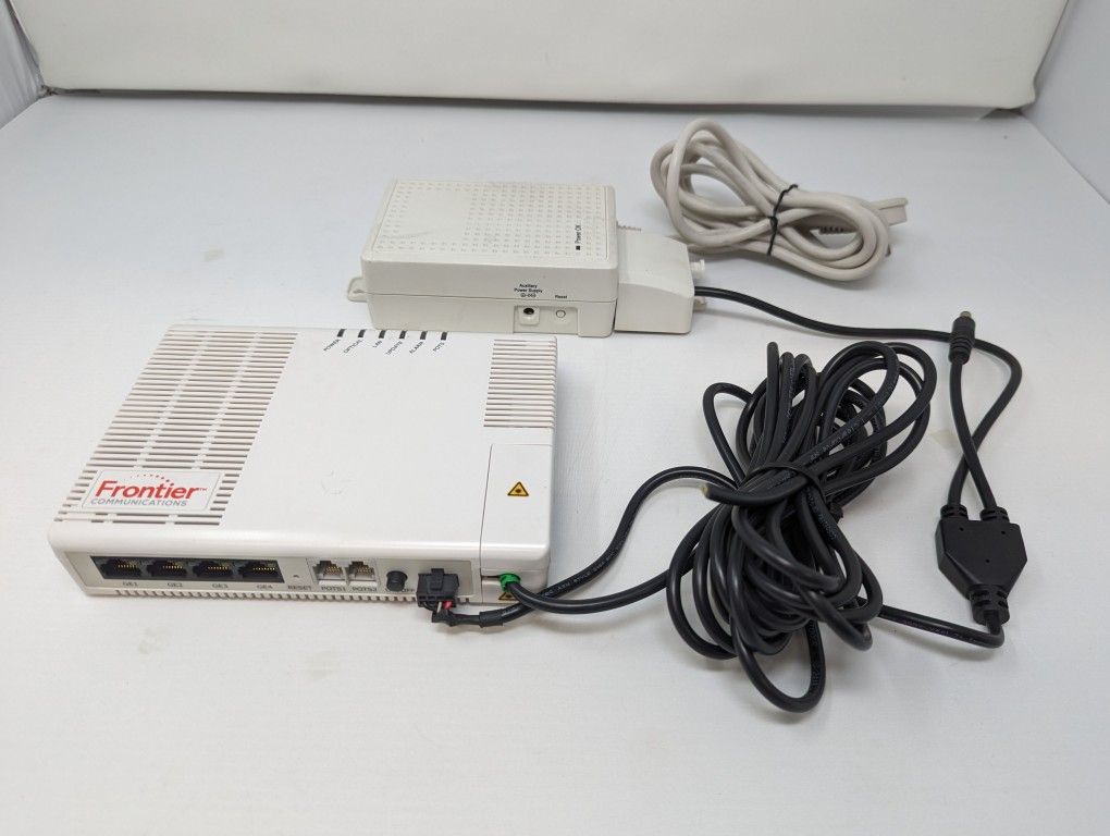 Frontier GPON ONT FOG420 Terminal ONT Optical Network Terminal With Power Supply