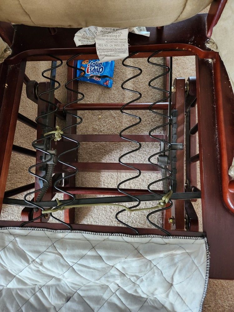 Shermag alexis glider rocker and ottoman combo sale