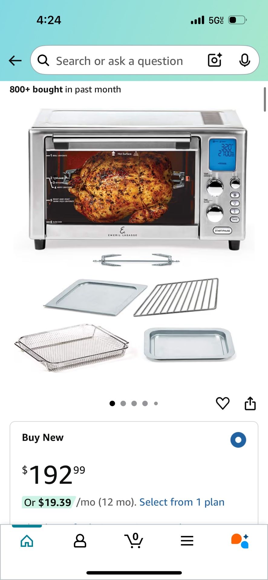 Emerils Power Air Fryer 360