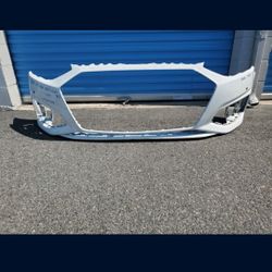 2020 - 2023 AUDI A4 FRONT BUMPER COVER W/O S-LINE GENUINE USED OEM.  NC