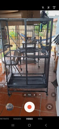 BEAUTIFUL CAGE 55"HEIGHT 31 WIDE for any kind of birds