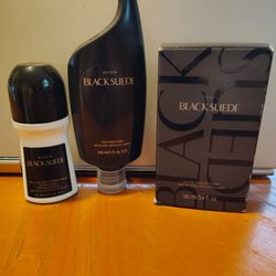 Avon Black Suede Trio