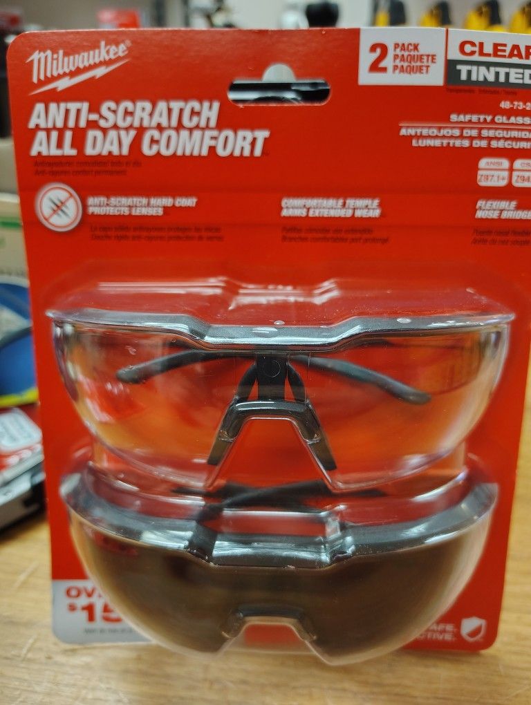 Milwaukee Safety Glasses 2 Pack