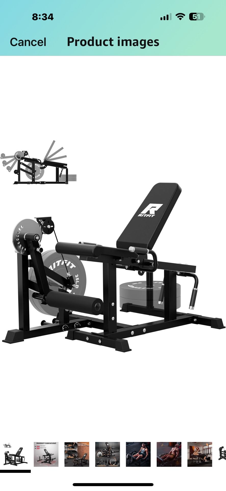 Leg Extension Machine , Paid More Than 400$