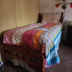 Twin Size Bed.good Condition.