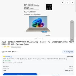 ASUS Zenbook; speed, sound and picyurd quality all in one