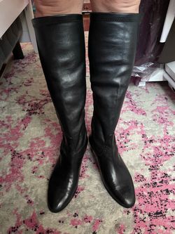 Leather boots