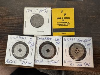 3 Tokens, One Nickel And Matchbook