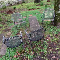 Iron Wrought Chairs. $45 Each 