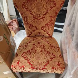 Upholstered Set Of Pier One Dining Chairs