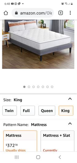 New 10" King Hybrid Mattress