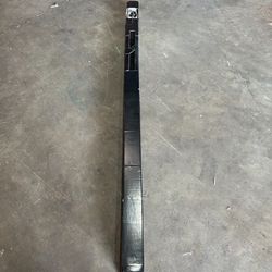 Delta Contemporary: 72 in. W x 3.75 in. D Frameless Sliding Shower/Tub Hardware Assembly Kit in Matte Black (For 6mm Glass