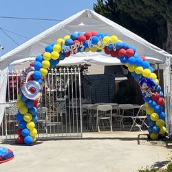 Sonic Balloon Arch