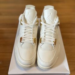 Jordan 4 Metallic Gold Size 9M