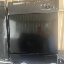 Black Dishwasher GE