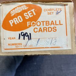 1991 Pro Set Football Complete Set (812)