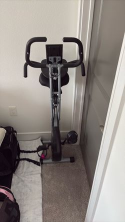 Exercise bike already assembled. Used once