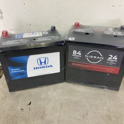 Car batteries