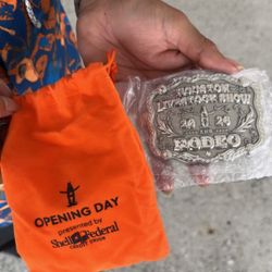 Houston Rodeo 2026 belt buckle 