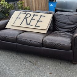 Free Leather Couch